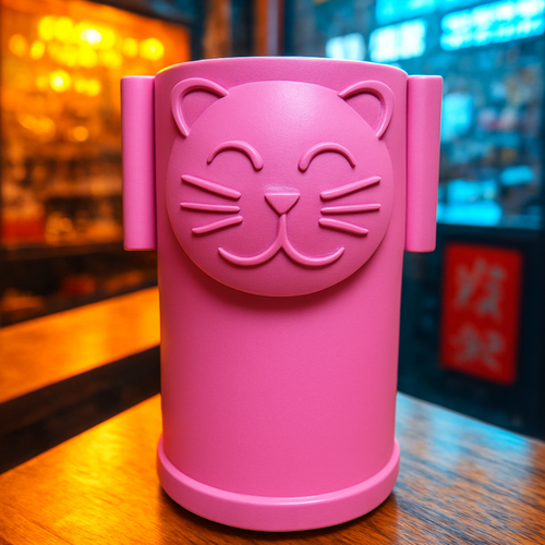 KittyPop Cup – Smart Bubble Tea Cup Holder